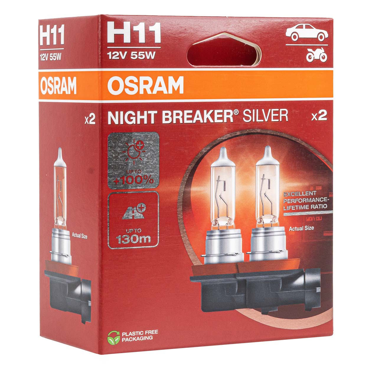 Халогенна крушка Osram H11 Night Breaker Silver