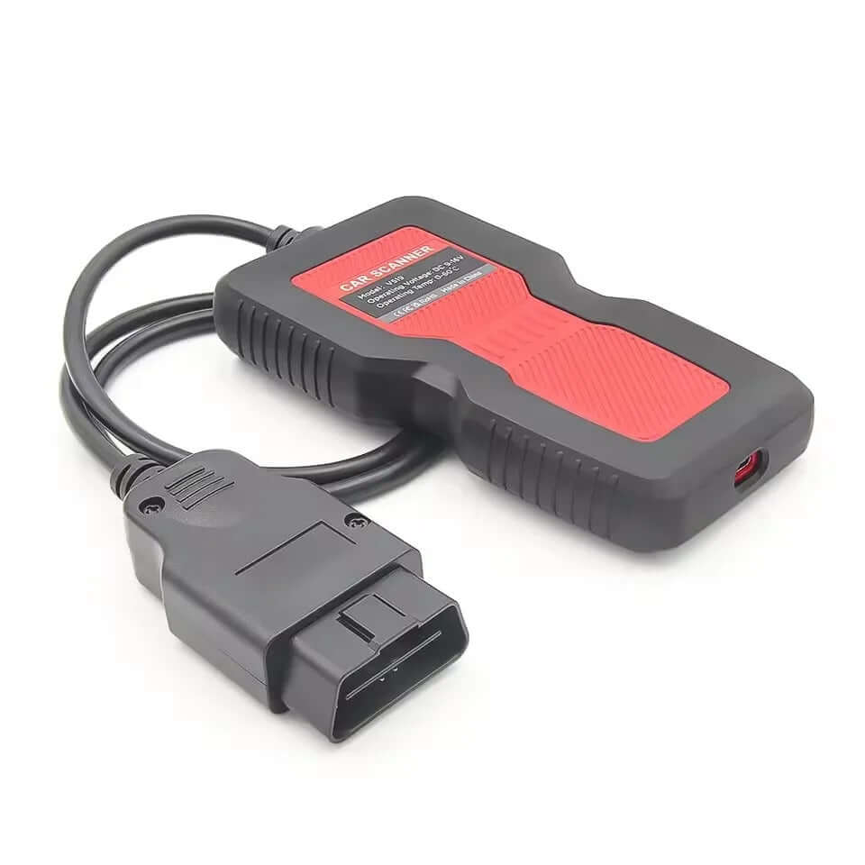 OBD2 Fejlkodelæser – Professionel Bilscanner til Diagnose og Fejlfinding med kabel til OBD-port