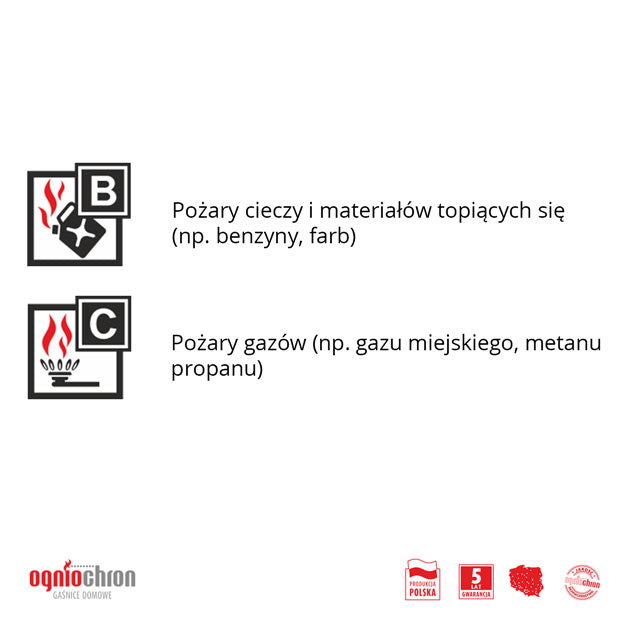 Пожарогасител GP-1 BC без стенна стойка