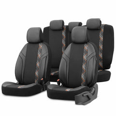 OTOM HORIZON orange sædeovertræk 3-ZIP