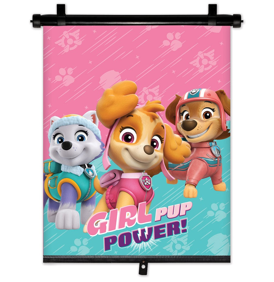 Solgardin med rullemekanisme, 36 x 45 cm, med Paw Patrol Girl-motiv