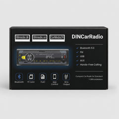 Свържете 1-DIN автомобилно радио с Bluetooth 5.0, FM, USB, AUX и хендсфри 