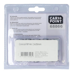 Carpoint заключващи болтове за джанти M14x1,5x26mm G конични 