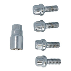 Carpoint заключващи болтове за джанти M12x1,5x26mm C-сферична глава 