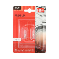 Carpoint Premium автомобилни крушки 12V W5W 2 бр. 