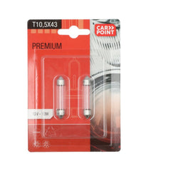 Carpoint Premium крушки C10W за автомобил 12V, 2 бр. 