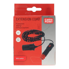Carpoint удължителен кабел 12 V, 250 см, 5 A, с бутон за включване/изключване 