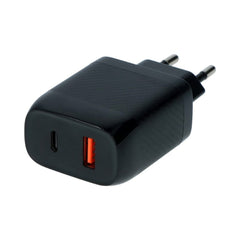 Carpoint бързо зарядно с два порта (стенно) – 20 W USB-C + 18 W USB-A 3.0 