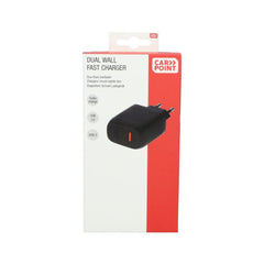 Carpoint бързо зарядно с два порта (стенно) – 20 W USB-C + 18 W USB-A 3.0 