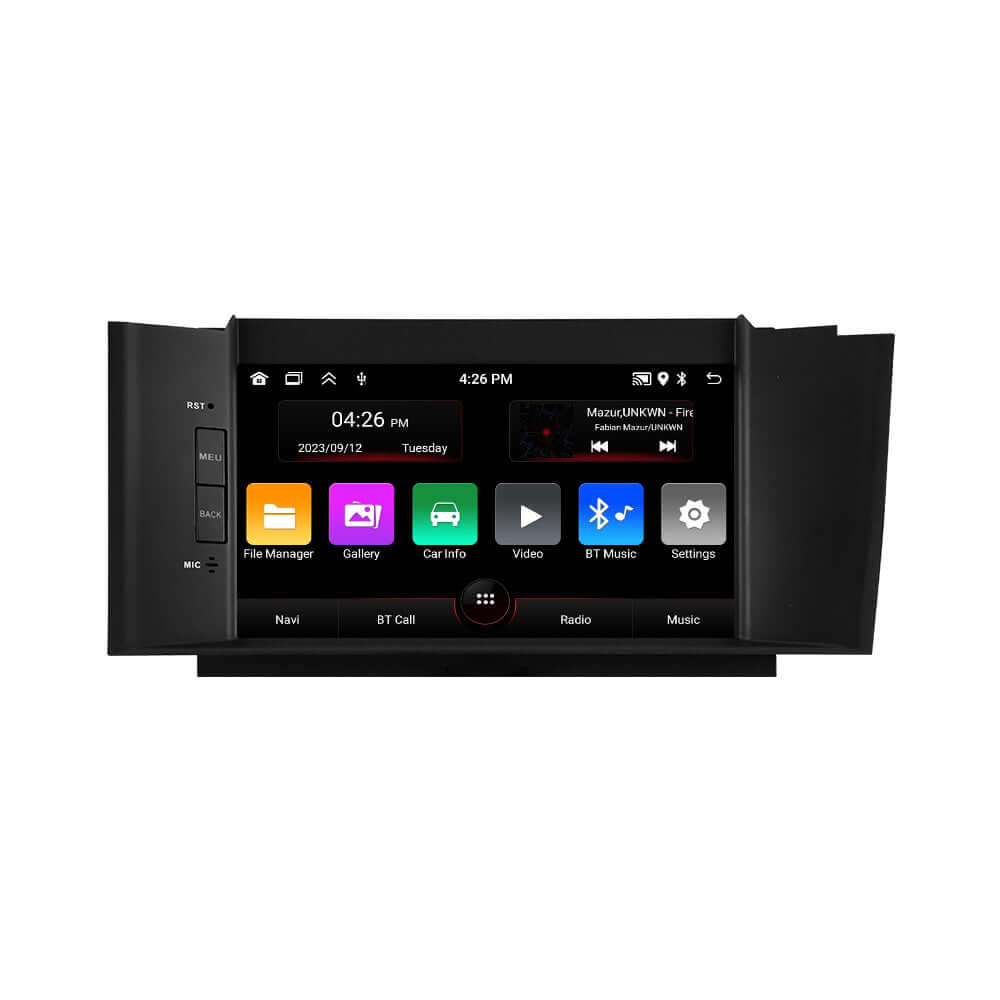Citroën C4 11-16 – 7" Radio m. Apple CarPlay og Android Auto med berøringsskærm og multimediefunktioner.