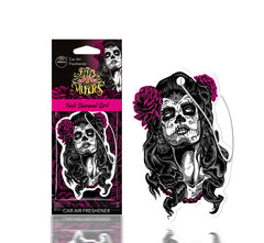 Aroma Car Dia de los Muertos Pink Diamond Girl luftfrisker til bil