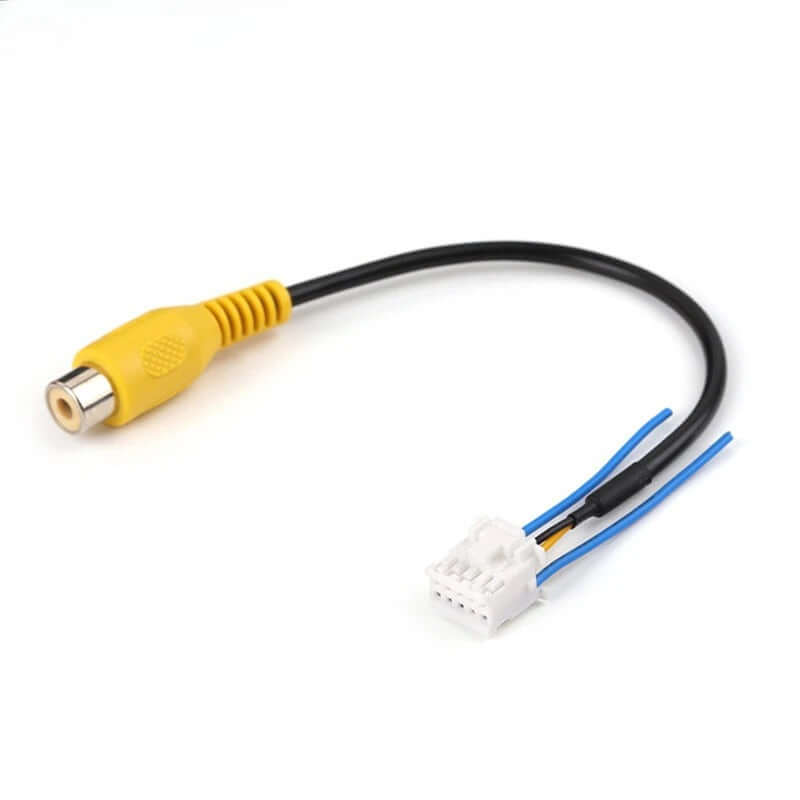 Videoadapter med antenne – til Bilmedie-radioer, gul RCA videostik til bilkameraer.