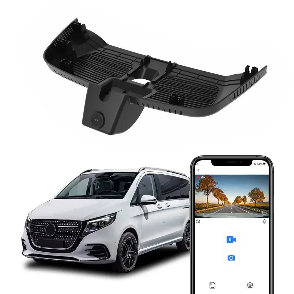 4K скрита видеорегистратор камера за Mercedes-Benz V-Klasse (Facelift), EQV, Vito & eVito (2024–2025) 