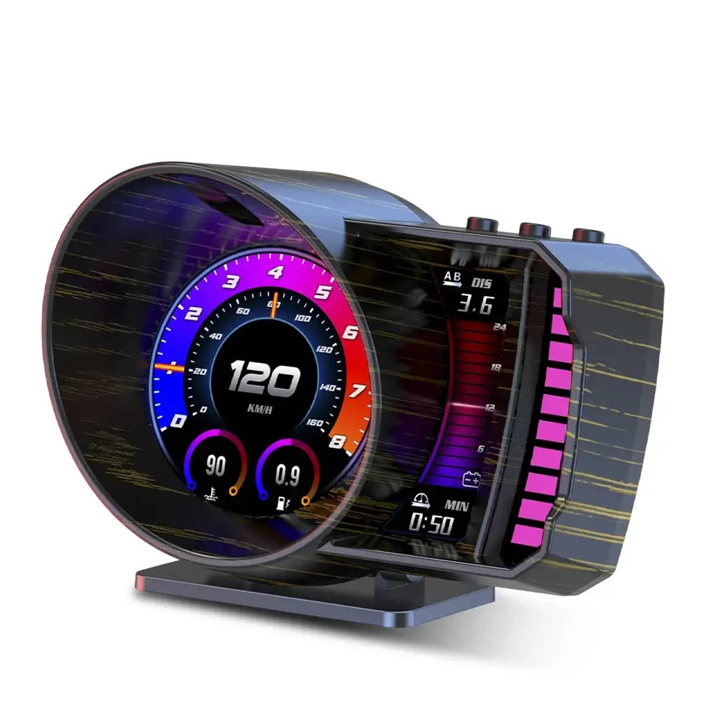 3.5" Head-Up Display (HUD) за автомобил – цифров скоростомер с OBD2 