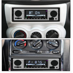 1 DIN автомобилно радио с Bluetooth, USB и ретро дизайн – MP3 плеър 