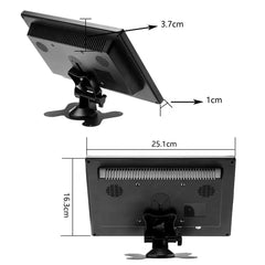 10,1" HD LCD монитор – мини екран за автомобил, телевизор и компютър 