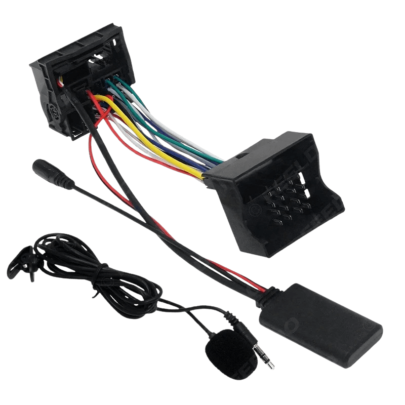 Bluetooth Adapter – Ford (Fiesta, Mondeo, Focus, Transit, Fusion mm.) installation components and wiring.