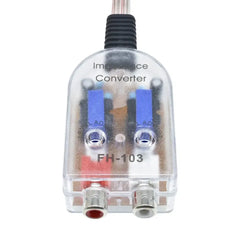 2-канален High to Low конвертор – RCA Line Output адаптер за автомобилно радио 