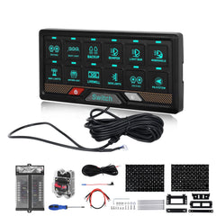 RGB 12-позиционен switch panel с тъч управление – 12V / 24V контролен панел 