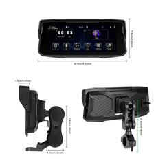 6,86” мотоциклетен дисплей с CarPlay, Android Auto, AirPlay и TPMS 