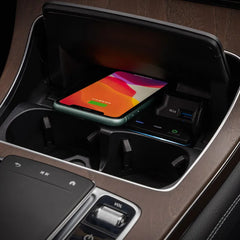 Mercedes-Benz C W205/GLC X253 trådløs mobiloplader 15W med ambient lys
