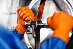 GoGrip orange beskyttelseshandsker i nitril