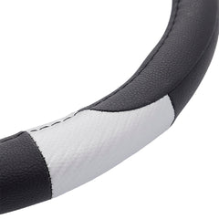 Черен и сив калъф за волан в размер M